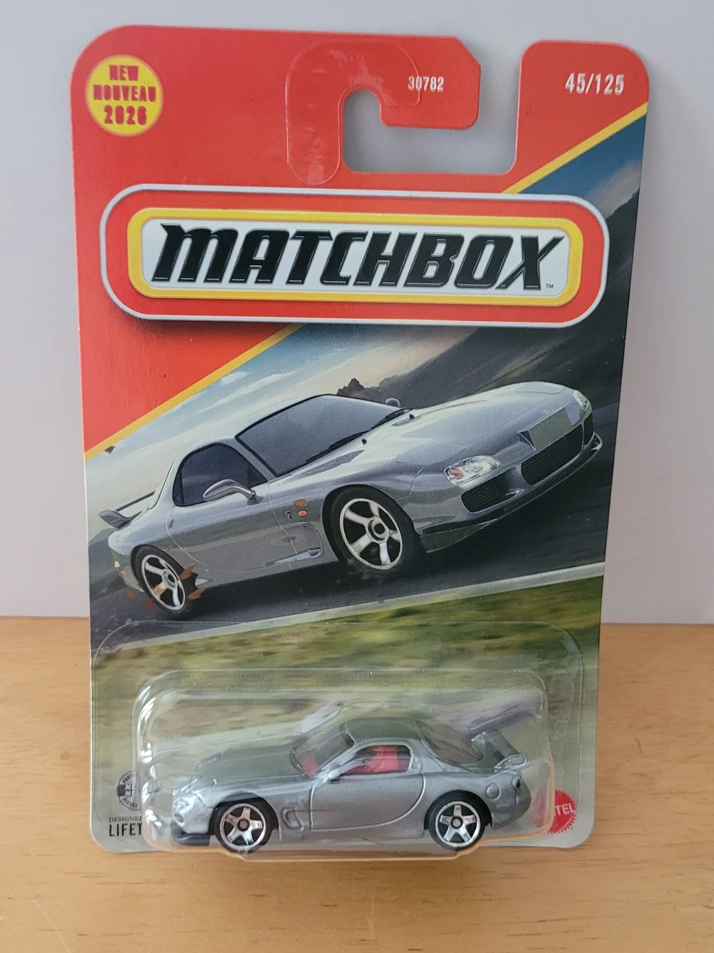 Matchbox Silver Sports Coupe with Red Interior